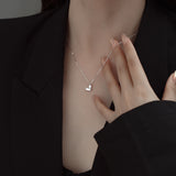 COLLAR HEART PLATA 925
