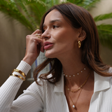 Argollas Bold Waterproof en Oro 18k  – 31 mm