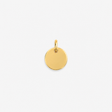 Colgante/Collar Medalla 12mm Waterproof 14k