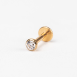 Piercing Zurich Titanio Baño de Oro 18k