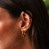 Argollas Almara Maxi Waterproof en Oro 18k – 24 mm