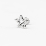Piercing Shiny Star Titanio