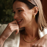 Collar Rope Waterproof en Oro 18k – 45 cm