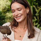 Collar Inicial Double Waterproof en Oro 18k – 36+7.5 cm