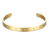 Pulsera Esclava Brilla Waterproof en Oro 18k