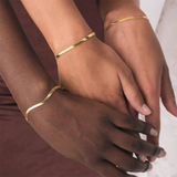 Pulsera Snake Waterproof en Oro 18k