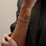 Pulsera Rope Waterproof en Oro 18k