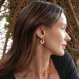 Argollas Lizzie Waterproof en Oro 18k