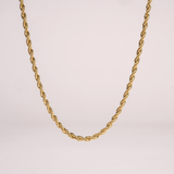 Collar Rope Waterproof en Oro 18k – 45 cm