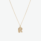 Collar Inicial Hailey Waterproof en Oro 18k