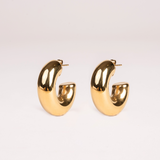 Argollas Bold Waterproof en Oro 18k  – 31 mm