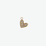 Charm Glow Heart Waterproof en Oro 18k