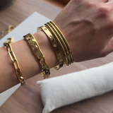 Pulsera Esclava Danna Waterproof en Oro 18k