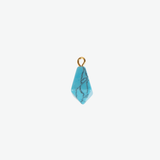 Charm/Dije Turquesa Waterproof en Oro 18k