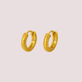 Argollas Roma Waterproof en Oro 18k