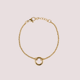 Pulsera Cable Charm Waterproof en Oro 18k