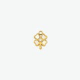 Charm Trébol Nacarado Waterproof en Oro 18k