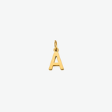 Colgante/Charm Inicial Classic Waterproof en Oro de 18k