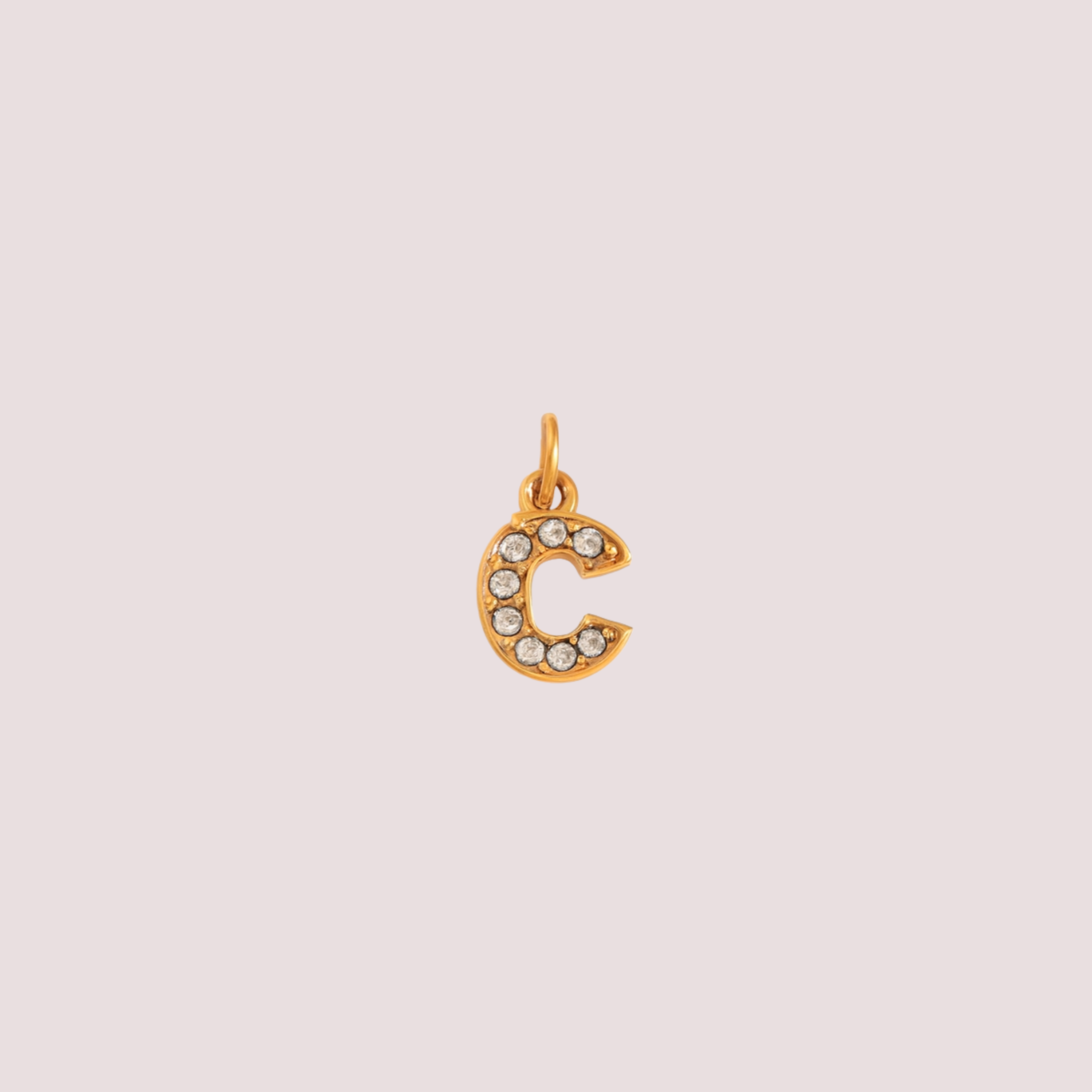Charm Inicial Shiny Waterproof en Oro