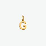 Colgante/Charm Inicial Classic Waterproof en Oro de 18k