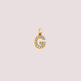 Charm Inicial Shiny Waterproof en Oro