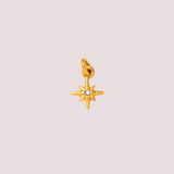 Charm Estrella del Norte Waterproof en Oro 18k