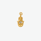 Charm Mano Hamsa Waterproof en Oro 18k