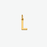 Colgante/Charm Inicial Classic Waterproof en Oro de 18k