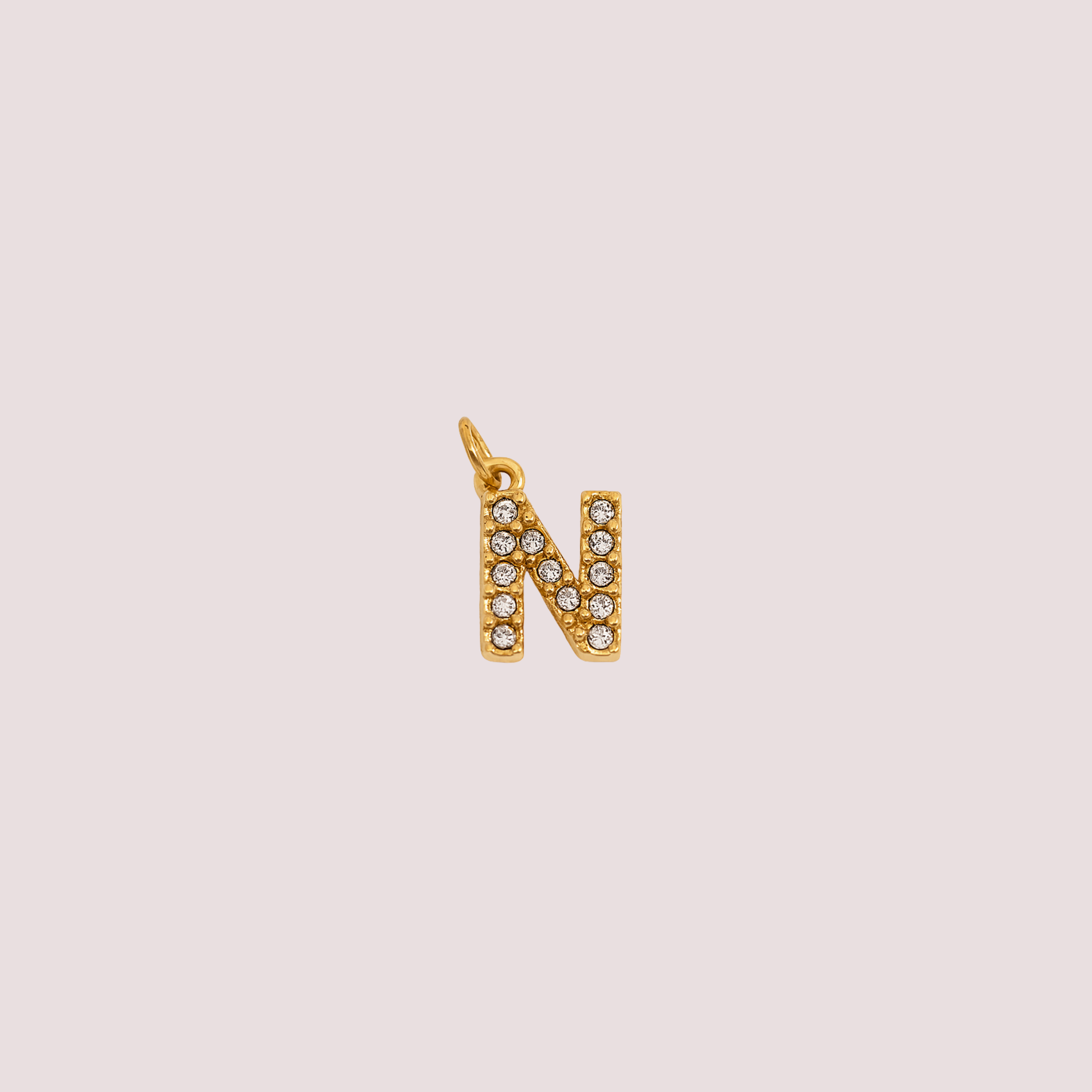 Charm Inicial Shiny Waterproof en Oro