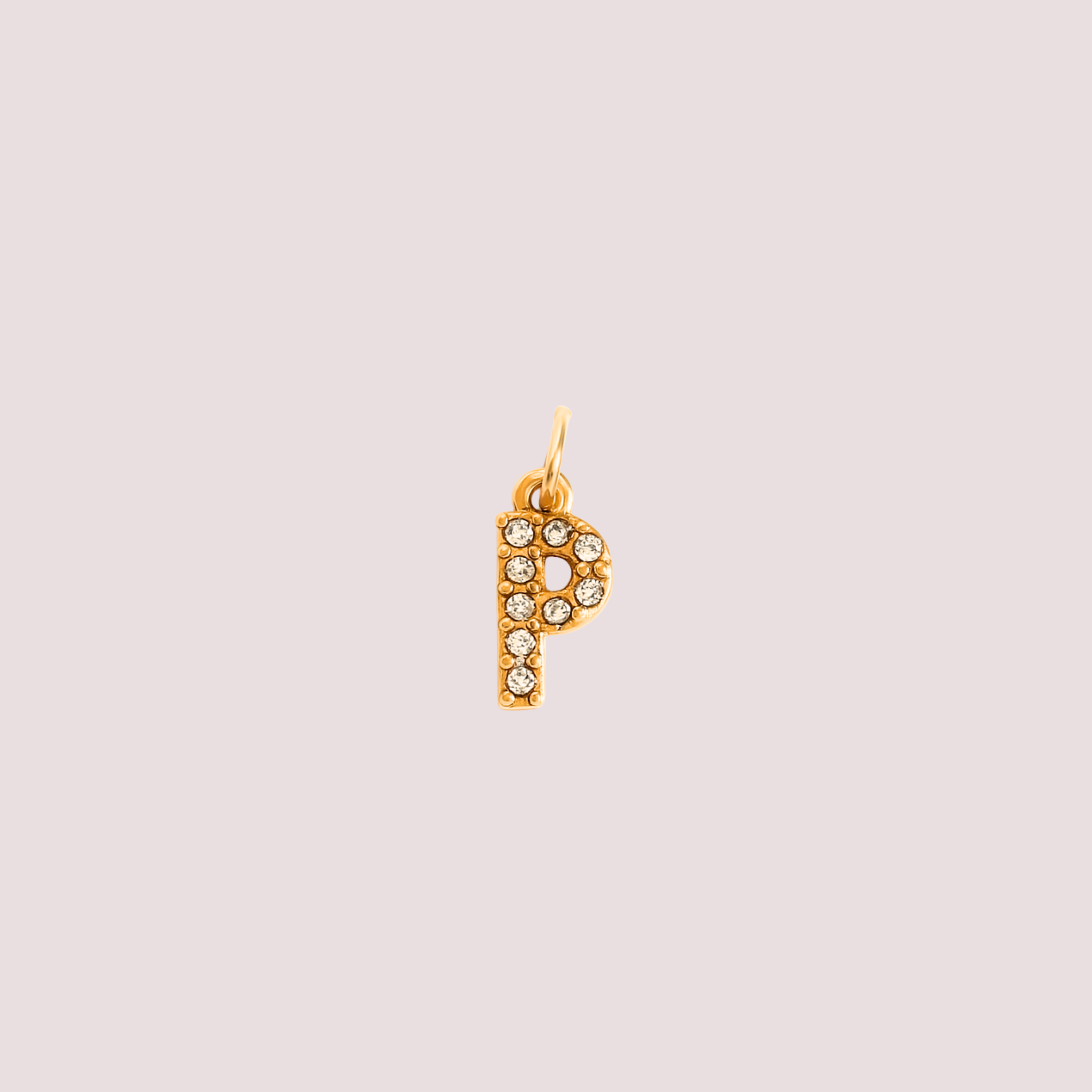 Charm Inicial Shiny Waterproof en Oro