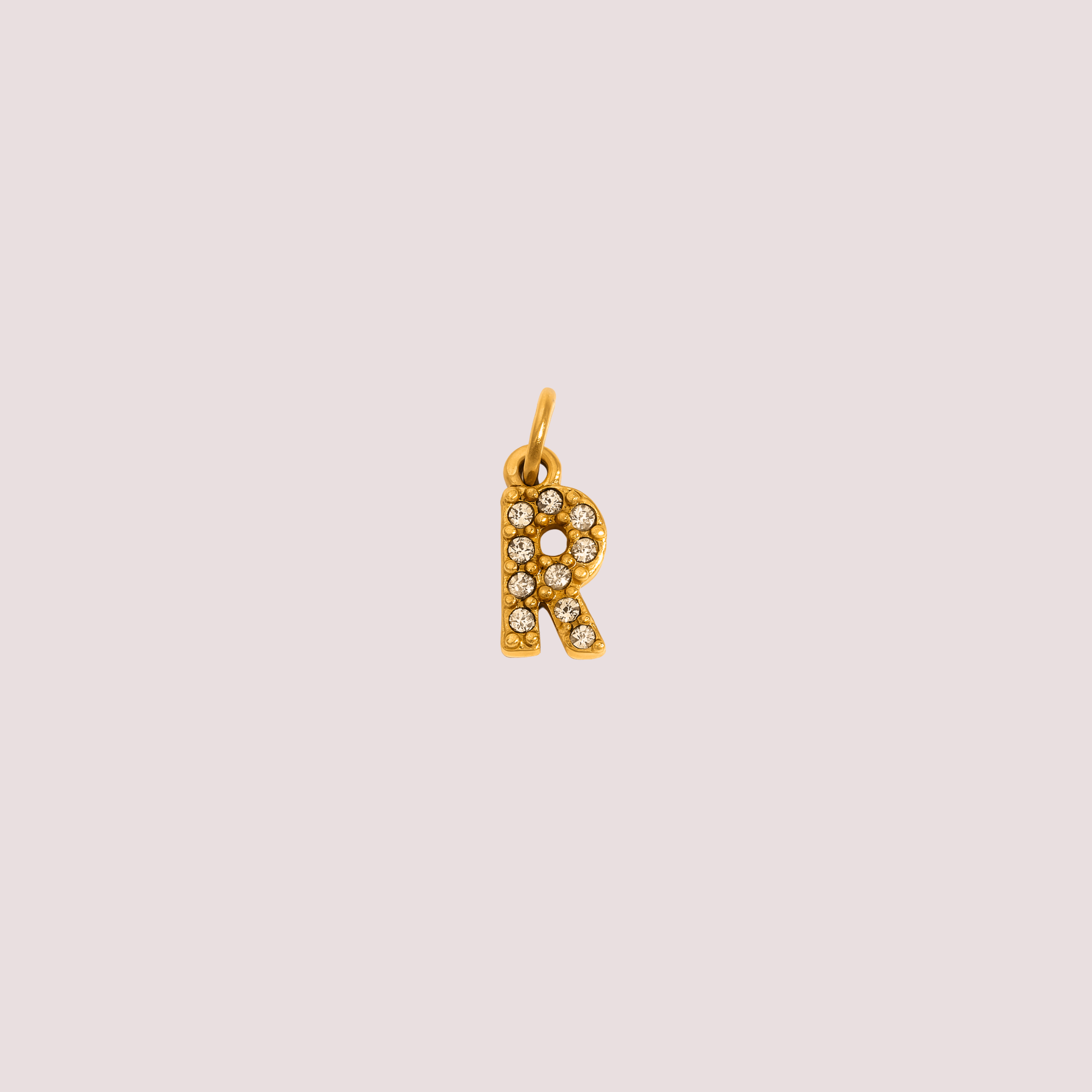 Charm Inicial Shiny Waterproof en Oro