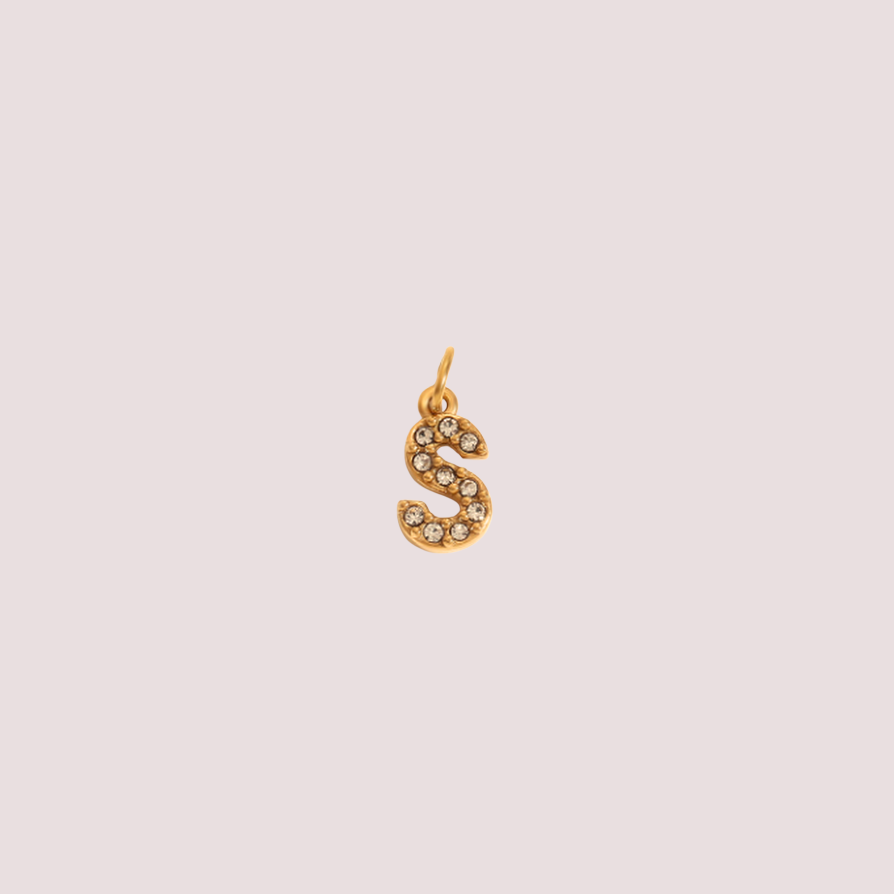 Charm Inicial Shiny Waterproof en Oro