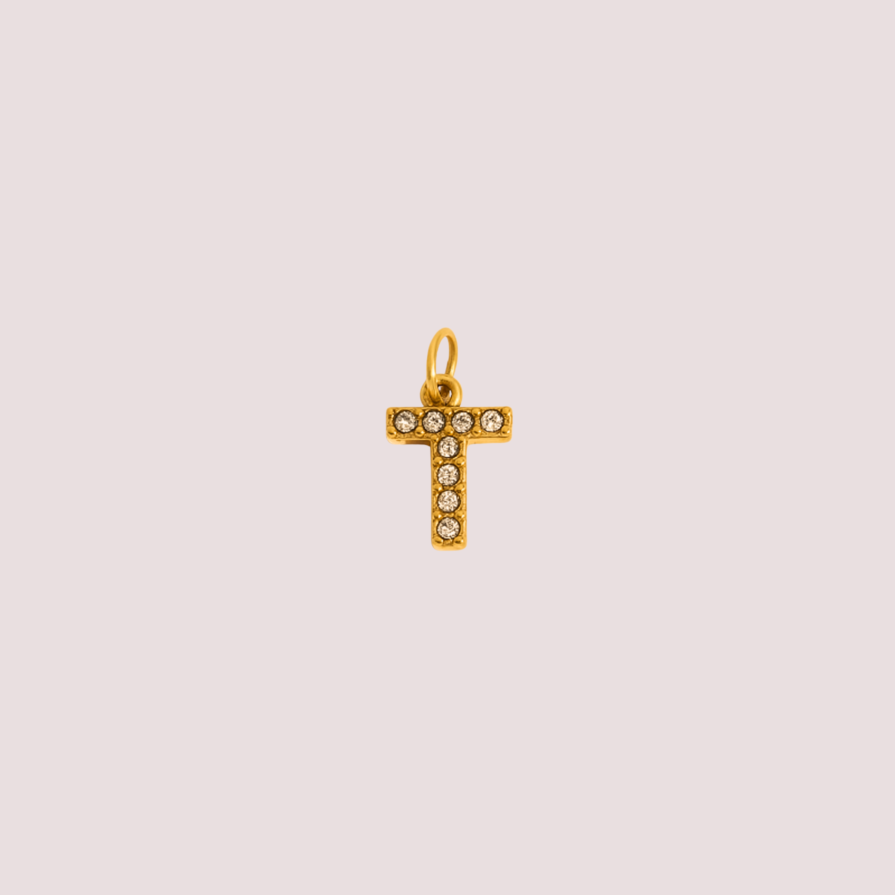Charm Inicial Shiny Waterproof en Oro