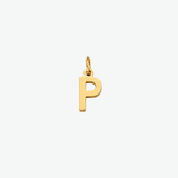 Colgante/Charm Inicial Classic Waterproof en Oro de 18k