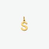 Colgante/Charm Inicial Classic Waterproof en Oro de 18k