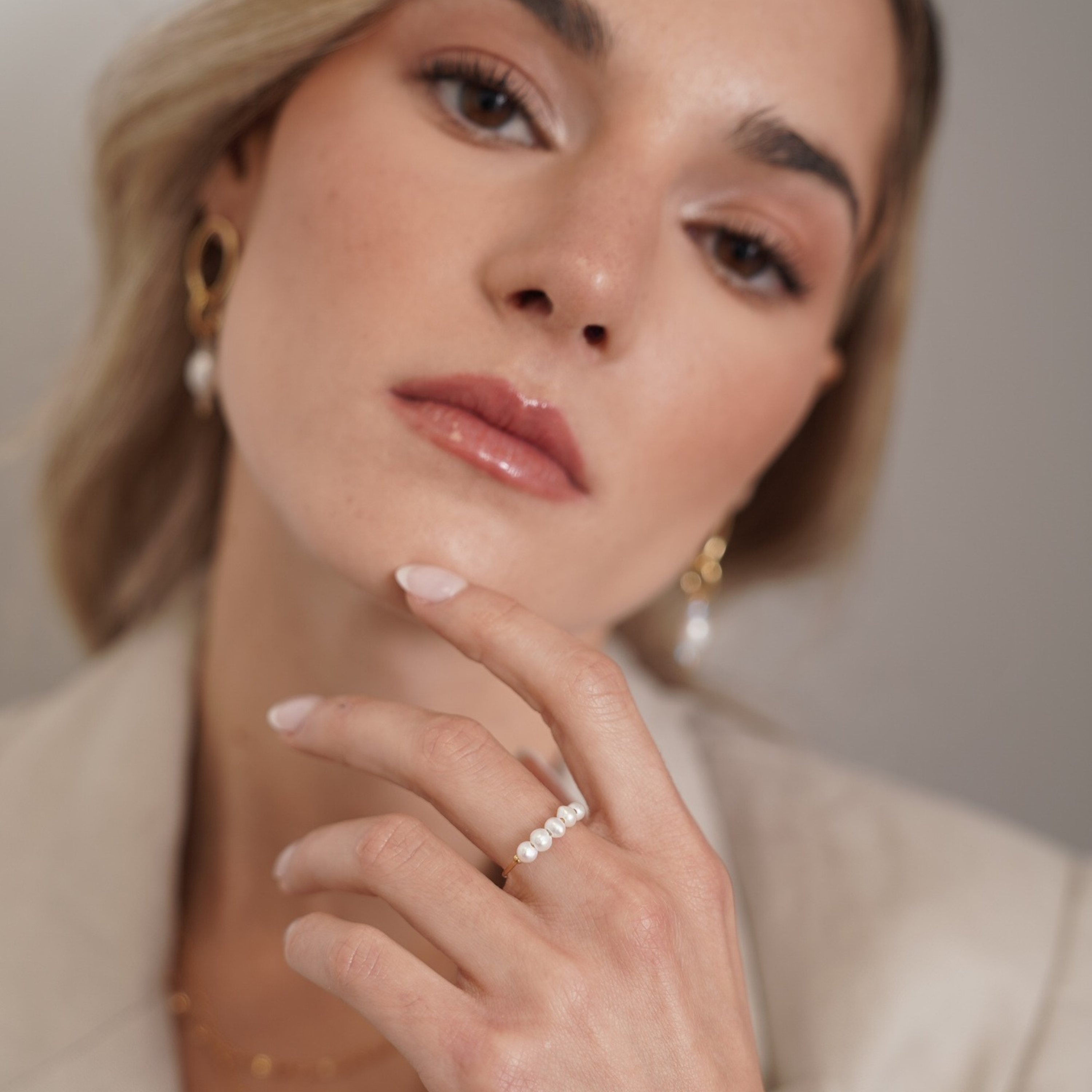 Anillo Petit Amélie Waterproof en Oro 18k