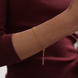 Pulsera Triple Waterproof en Oro de 18k