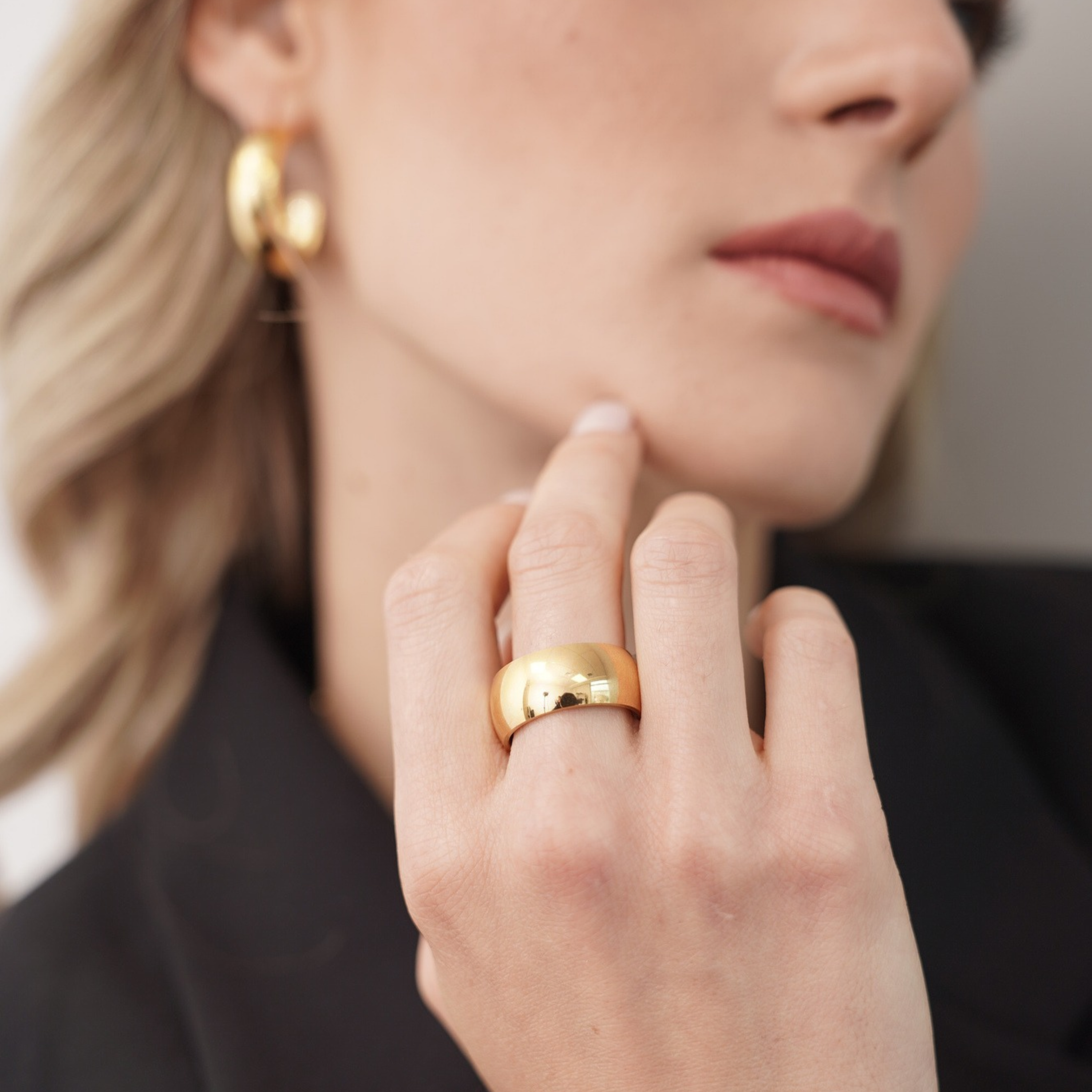 Anillo Bold Waterproof en Oro 18k