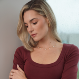 Collar Akoya Waterproof en Oro 18k