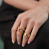 Anillo Giselle Waterproof en Oro 18k