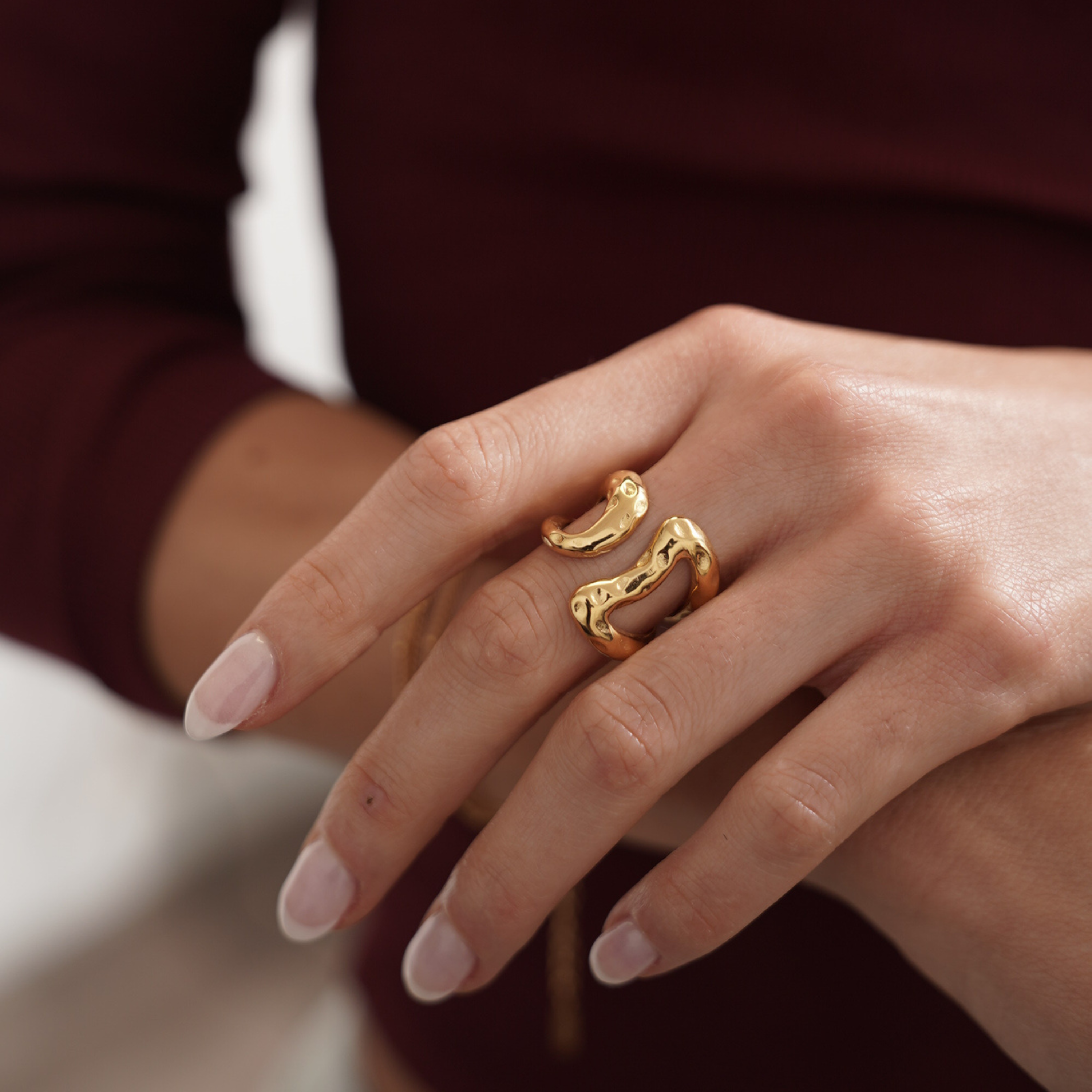 Anillo Louise Waterproof en Oro 18k