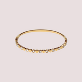 Pulsera Esclava Corazones Waterproof en Oro 18k