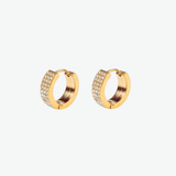 Argollas Amalia Waterproof en Oro 18k