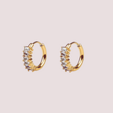 Argollas Mira Waterproof en Oro 18k