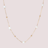 Collar Costa Pearl Waterproof en Oro 18k