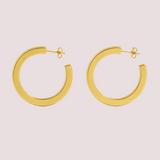 Argollas Mykonos Waterproof en Oro de 18k