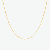 Cadena Satélite Waterproof en Oro 18k