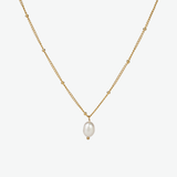 Collar Perla Isla Waterproof en Oro 18k