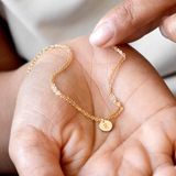 Pulsera Inicial Double Waterproof en Oro 18k