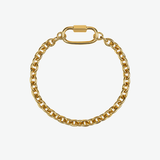 Pulsera Chunky Cable Oval Waterproof en Oro de 18k